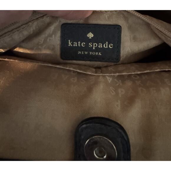 Kate Spade Perri Lane Bubbles Lynne Perforated Leather Tote Blue Bag - Picture 16 of 16